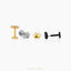 Tiny Paw Threadless Flat Back Earring, 20,18,16ga, 5-10mm Unisex, Surgical Steel SHEMISLI SS887