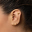 Tiny Phoenix Bird Threadless Flat Back Earring, 20,18,16ga, 5-10mm Unisex, Surgical Steel SHEMISLI SS1045