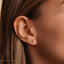 Tiny Crown Threadless Flat Back Earring, 20,18,16ga, 5-10mm Unisex, Surgical Steel SHEMISLI SS989