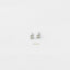 Tiny CZ Stud Earring, Super Dainty Diamond Stud, Unisex, Gold, Silver SHEMISLI SS072