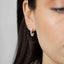 Pearl Hoop Stud Earring, Unisex, Gold, Silver SHEMISLI SS312
