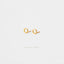 Open Circle Stud Earring, Unisex, Gold, Silver SHEMISLI - SS131