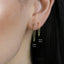 Simple Chain Dangle Earring, Unisex, Gold, Silver SHEMISLI SS197, SS198