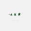 Emerald Stone Flower Stud, Earring, Minimalist Style, A-SS151 SS079 SS322