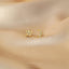 Mismatched Moon and Star Stud, Celestial Earrings, 5 Pointed Star CZ Studs, Mini Studs, Unisex, Gold, Silver SS085