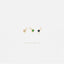Super Tiny CZ Stone Stud, White Stone, Emerald, Sapphire, Unisex, Gold, Silver SHEMISLI - SS231, SS232, SS233
