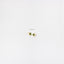 Tiny Emerald Beaded Stud, Unisex, Gold, Silver SHEMISLI SS024