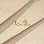 Sun and Moon Stud Earring, Mismatched Celestial Earring, Mini Studs, Unisex, Gold, Silver SHEMISLI SS019 (SS133S1, SS134S1)