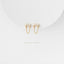 Tiny Bar CZ Stud Earring, Unisex, Gold, Silver SHEMISLI SS145, SS265, SS266, SS267, SS268