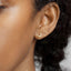 Star on Moon Stud Earring with Butterfly Backing, Unisex, Gold, Silver SHEMISLI - SS326 LR
