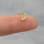 Star on Moon Stud Earring with Butterfly Backing, Unisex, Gold, Silver SHEMISLI - SS326 LR