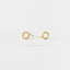Dotty Open Circle Stud, Earring, Minimalist Style, A-SS132