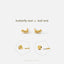 Super Tiny Climber Earring, Unisex, Gold, Silver SHEMISLI - SS078 Butterfly End, SS769 Screw Ball End (Type A) LR
