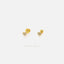 Super Tiny Paved Stone Heart Stud, Unisex, Gold, Silver SHEMISLI SS435 Butterfly End, SS436 Screw Ball End (Type A)