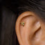 Tiny Bee Stud Earring, Unisex, Gold, Silver SHEMISLI SS681 Butterfly End, SS682 Screw Ball End (Type A)
