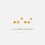 Tiny Arrow Stud Earring, Unisex, Gold, Silver SHEMISLI SS697 Butterfly End, SS698 Screw Ball End (Type A)