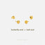 Tiny Smiley Face Stud Earring, Unisex, Gold, Silver SHEMISLI SS663 Butterfly End, SS664 Screw Ball End (Type A)