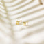 Tiny Tooth Stud Earring, Unisex, Gold, Silver SHEMISLI SS875 Butterfly End, SS876 Screw Ball End (Type A)