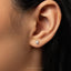Tiny I Love You Hand Sign Gesture Stud Earring, Unisex, Gold, Silver SHEMISLI SS675 Butterfly End, SS676 Screw Ball End (Type A) LR