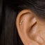 Tiny Arrow Stud Earring, Unisex, Gold, Silver SHEMISLI SS697 Butterfly End, SS698 Screw Ball End (Type A)