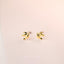 Super Tiny Dove Stud Earring, Unisex, Gold, Silver SHEMISLI SS843 Butterfly End, SS844 Screw Ball End (Type A) LR