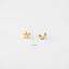 Mini Star Moon Sun Lightning Stud, Unisex, Gold, Silver SS848 SS134 SS133 SS860 Butterfly End, SS849 SS859 SS858 SS861 Ball End (Type A)