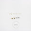 Evil Eye CZ Stud Earring, Protection Stud, Unisex, Gold, Silver SHEMISLI SS048 Butterfly End, SS972 Screw Ball End (Type A)