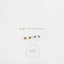 Evil Eye CZ Stud Earring, Protection Stud, Unisex, Gold, Silver SHEMISLI SS048 Butterfly End, SS972 Screw Ball End (Type A)