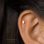 Tiny Ok Hand Gesture Sign Stud Earring, Unisex, Gold, Silver SHEMISLI SS673 Butterfly End, SS674 Screw Ball End (Type A) LR