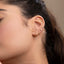Forget-Me-Not Flower Stud, Jasmine Earrings, Unisex, Gold, Silver SHEMISLI SS819 Butterfly End, SS820 Screw Ball End (Type A)
