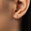 Dainty Moon and Star Studs Earring, Unisex, Gold, Silver SHEMISLI SS637 Butterfly End, SS638 Screw Ball End (Type A) LR