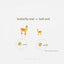 Tiny Llama Stud Earring, Lama alpaca Jewelry, Unisex, Gold, Silver SHEMISLI - SS252 Butterfly End, SS493 Screw Ball End (Type A) LR