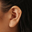 Tiny Alien Stud Earring, Unisex, Gold, Silver SHEMISLI SS837 Butterfly End, SS838 Screw Ball End (Type A)