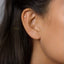 Tiny Crocodile Stud Earring, Unisex, Gold, Silver SHEMISLI SS633 Butterfly End, SS634 Screw Ball End (Type A) LR