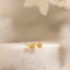 Super Tiny Daisy Flower Stud Earring, Unisex, Gold, Silver SHEMISLI SS639 Butterfly End, SS640 Screw Ball End (Type A)