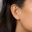 Tiny Teardrop Stud Earring, Unisex, Gold, Silver SHEMISLI SS821 Butterfly End, SS822 Screw Ball End (Type A) LR