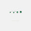 Emerald CZ Stud, Butterfly End or Screw Ball End Earring, Minimalist Style, A-SS222 SS086 SS180 SS087 SS467 SS468 SS469 SS470