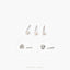 Fresh Water Pearl Stud Earring, Unisex, Sterling Silver SS128, SS129, SS130 Butterfly End, SS753, SS754, SS755 Screw Ball End (Type A)