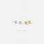 Tiny Star Stud Earring, Starburst CZ Stud, Celestial Earring, Unisex, Gold, Silver SS035 Butterfly End, SS351 Screw Ball End (Type A)