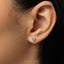 Tiny Unicorn Stud Earring, Unisex, Gold, Silver SS707 Butterfly End, SS708 Screw Ball End (Type A) LR