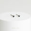 Super Tiny Black Enamel Heart Stud, Unisex, Gold, Silver SHEMISLI SS433 Butterfly End, SS434 Screw Ball End (Type A)
