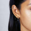 Simple Round Hoop, Huggies Earring, Minimalist Style, A-SH586 SH587 SH588 SH589 SH590 SH592 SH009