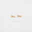 Butterfly CZ Drop Hoop Earring, Huggies, Unisex, Gold, Silver SHEMISLI SH187