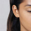 Thin Ring Hoop, Huggies Earring, Minimalist Style, A-SH284 292