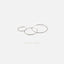 Large Thin Hoop, Light weight Huggies, Unisex, Gold, Silver SHEMISLI - SH268, SH152, SH269