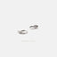 Multi Tiny Stars Drop Hoop Earring, Star Huggies, Unisex, Gold, Silver SHEMISLI - SH463