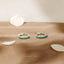 Simple Emerald CZ Hoop Earring, Huggies, 6, 7, 8, 9, 10, 12mm Unisex, Gold, Silver SHEMISLI - SH344, SH345, SH346, SH347, SH348, SH031