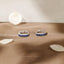 Sapphire Gemstone Hoop, Huggies Earring, Minimalist Style, A-SH366 SH367 SH368 SH369 SH370
