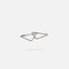 Ultra Light Triangle Hoop Earring, Thin Shape Hoop, Unisex, Gold, Silver SHEMISLI SH441
