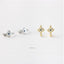 Evil Eye CZ Hoop, Earring Unisex, Gold, Silver SHEMISLI SH089
